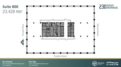 230 W Monroe St, Chicago, IL à louer Plan d’étage– Image 1 sur 1