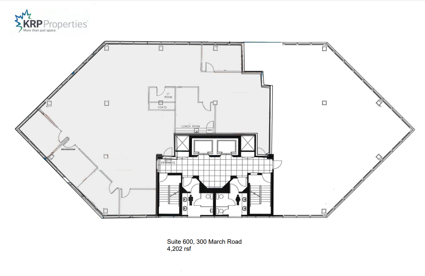300 March Rd, Ottawa, ON à louer Plan d’étage– Image 1 sur 1