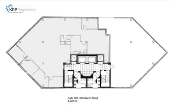 300 March Rd, Ottawa, ON à louer Plan d’étage– Image 1 sur 1