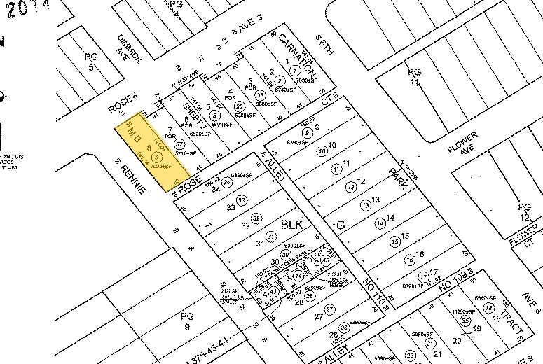540-542 Rose Ave, Venice, CA à vendre - Plan cadastral – Image 3 sur 20