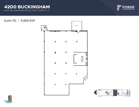 4200 Buckingham Rd, Fort Worth, TX à louer Plan d’étage– Image 1 sur 6