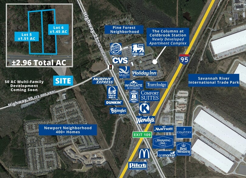 30 Hwy, Port Wentworth, GA à vendre - Photo principale – Image 1 sur 1