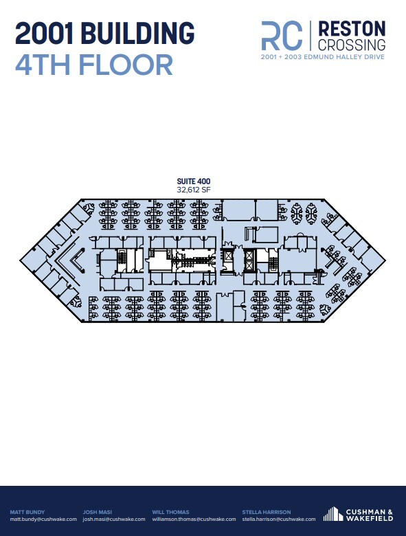 2001 Edmund Halley Dr, Reston, VA à louer Plan d’étage– Image 1 sur 1