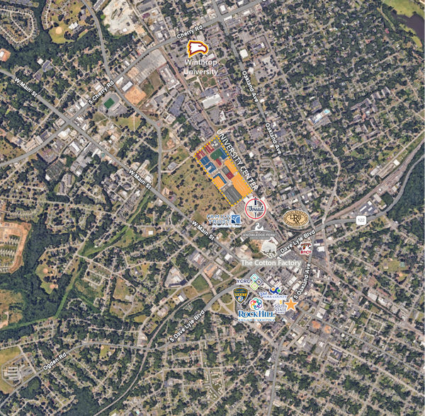 222 E Main St, Rock Hill, SC à louer - Aérien – Image 3 sur 8