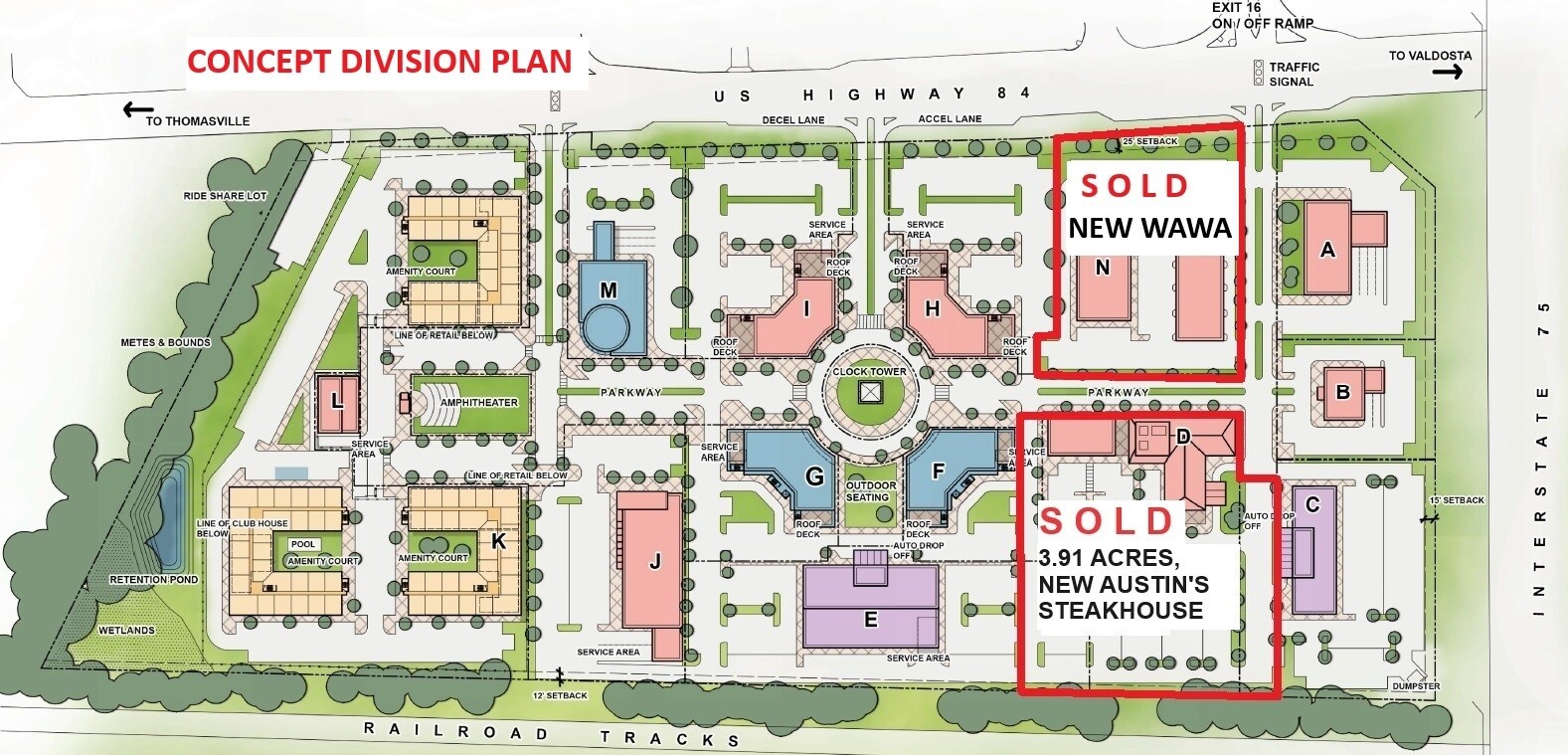 2103 W Hill Ave, Valdosta, GA à vendre Plan de site– Image 1 sur 15