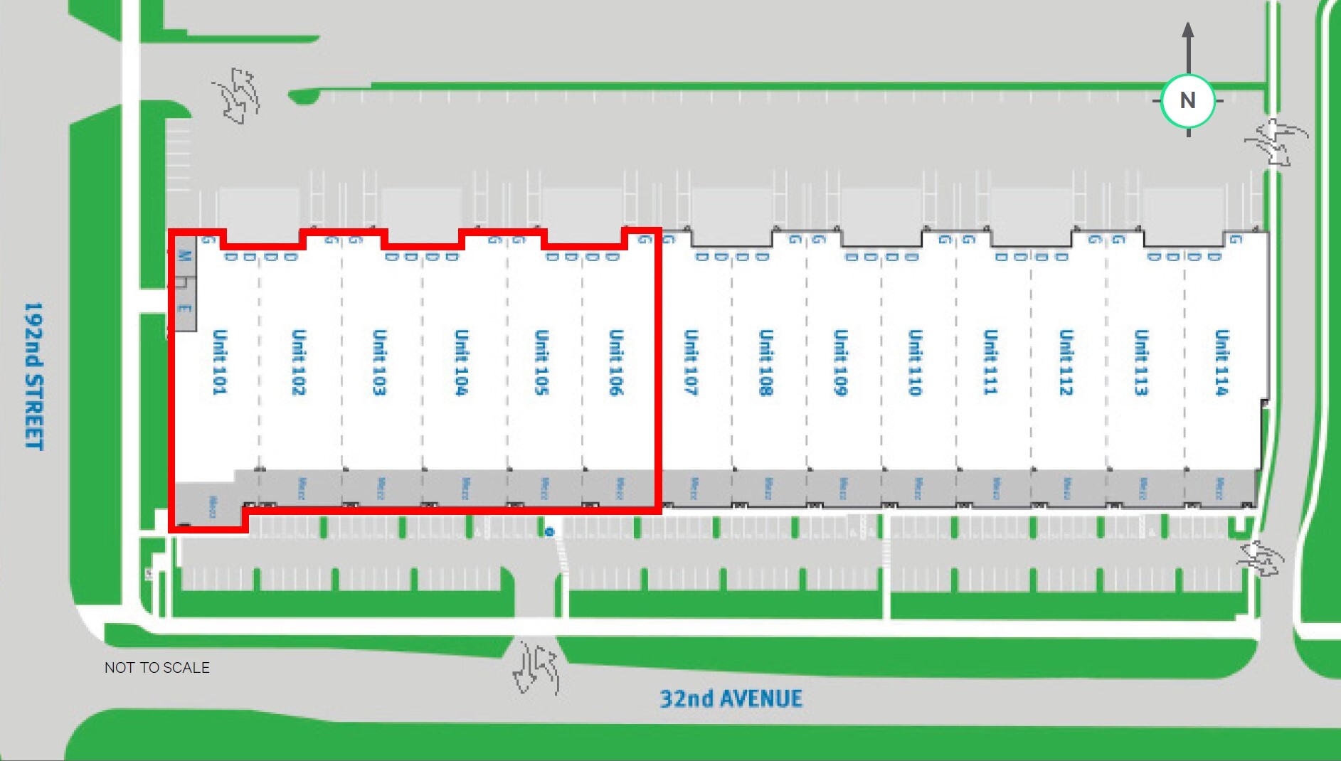 19225 32 Av, Surrey, BC à louer Plan de site– Image 1 sur 1