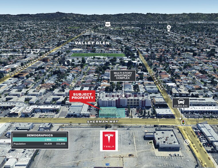 13020-13026 Sherman Way, North Hollywood, CA à vendre - Photo de l’immeuble – Image 3 sur 10