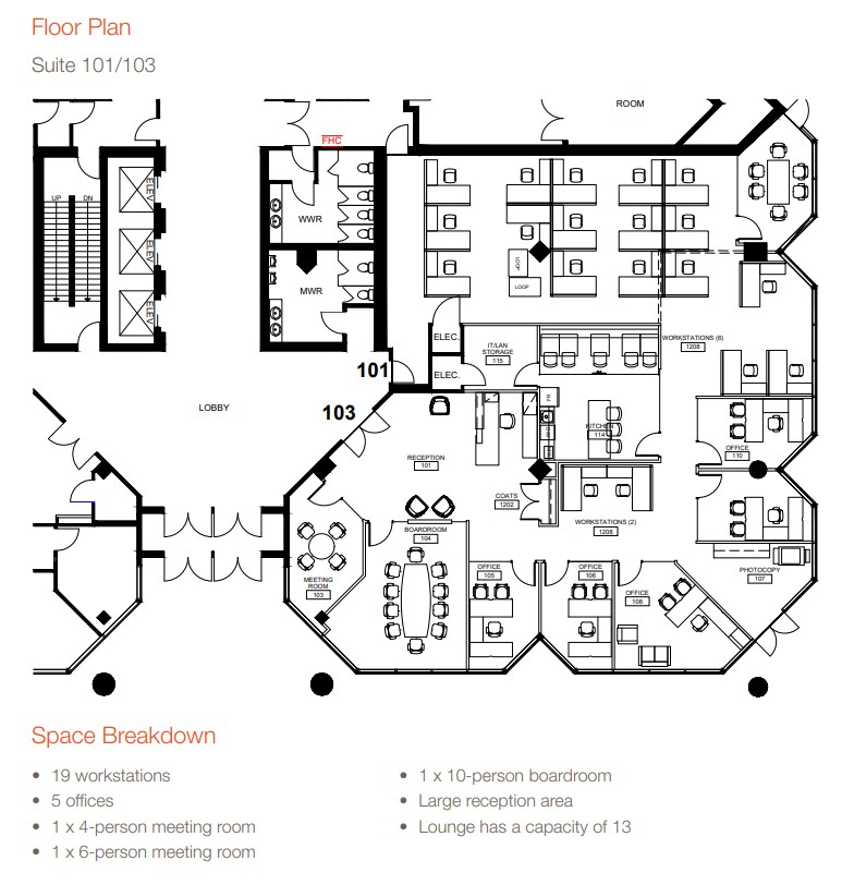 2085 Hurontario St, Mississauga, ON à louer Plan d’étage– Image 1 sur 2