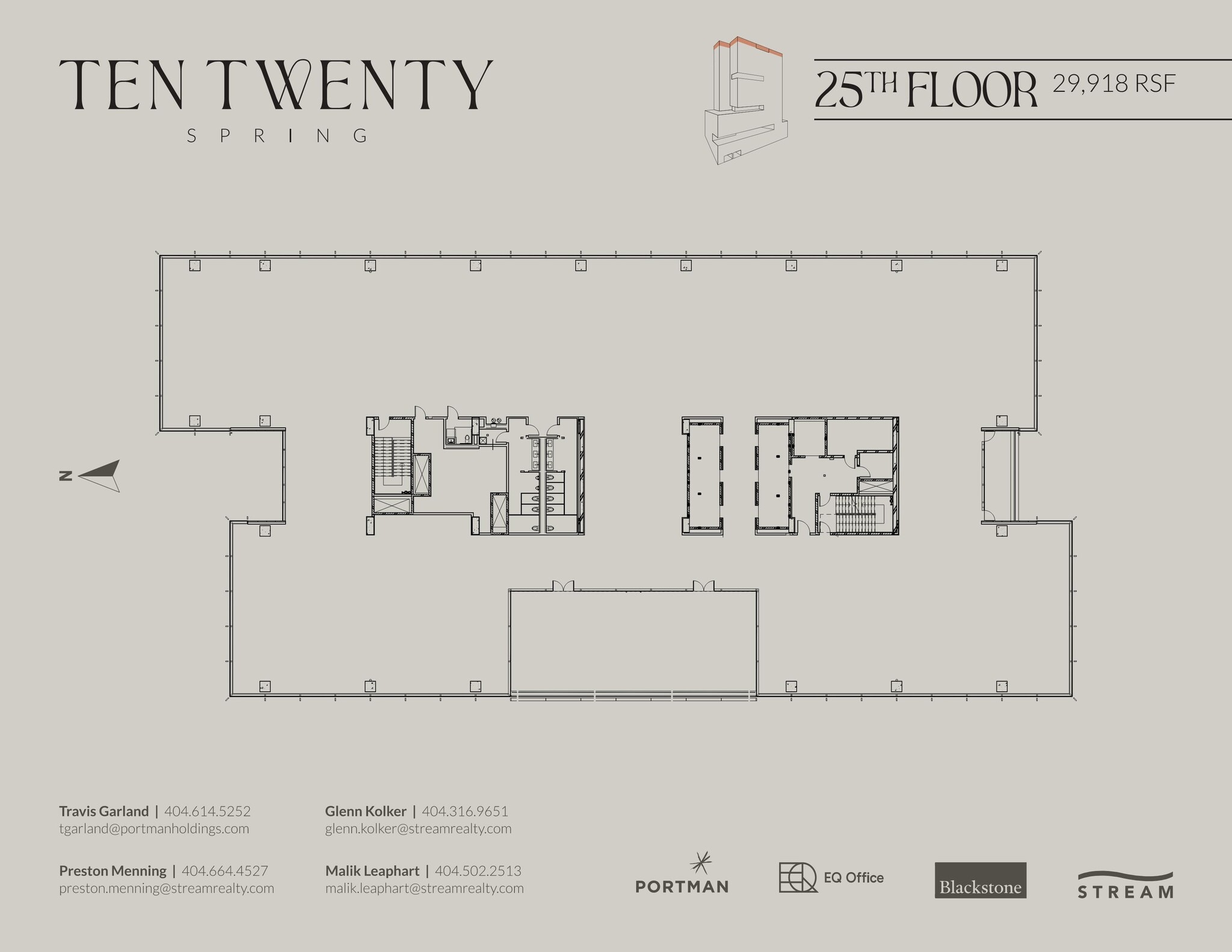 1020 Spring St, Atlanta, GA à louer Plan d’étage– Image 1 sur 1