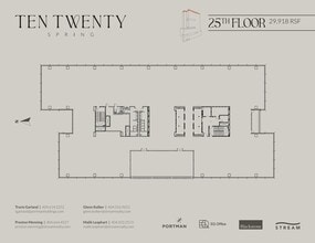 1020 Spring St, Atlanta, GA à louer Plan d’étage– Image 1 sur 1