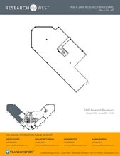 2440 Research Blvd, Rockville, MD à louer Plan d’étage– Image 1 sur 1