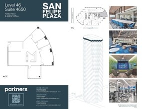 5847 San Felipe St, Houston, TX à louer Plan d’étage– Image 2 sur 2