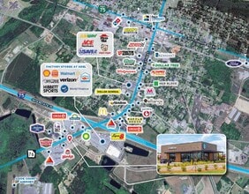 110 Alabama Road, Adel, GA - VUE AÉRIENNE  vue de carte