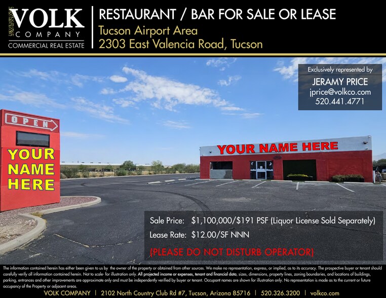 2303 E Valencia Rd, Tucson, AZ à vendre - Photo de l’immeuble – Image 1 sur 8