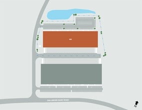 486 Gallimore Dairy Rd, Greensboro, NC à louer Plan de site– Image 1 sur 6