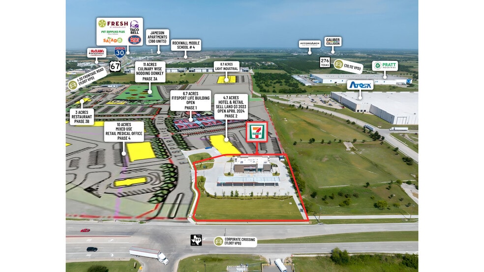 1200 Corporate Crossing, Rockwall, TX à vendre - Photo de l’immeuble – Image 3 sur 8