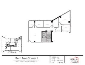 16479 Dallas Pky, Addison, TX à louer Plan d’étage– Image 1 sur 10
