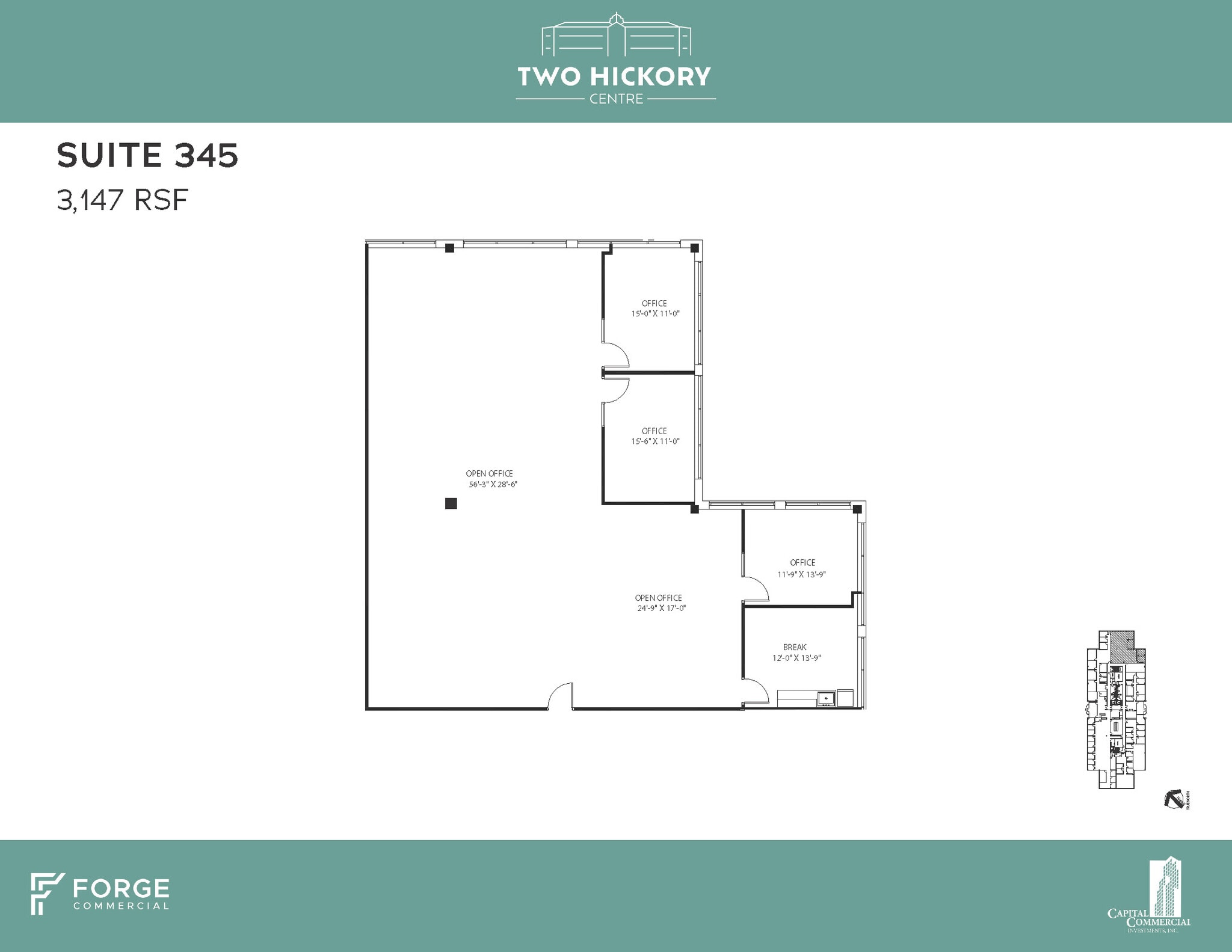 1750 Valley View Ln, Farmers Branch, TX à louer Plan d’étage– Image 1 sur 1