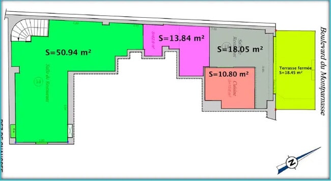 Plus de détails pour 82 Boulevard Du Montparnasse, Paris - Local commercial à vendre