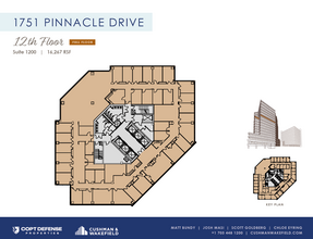 1751 Pinnacle Dr, McLean, VA à louer Plan d’étage– Image 1 sur 1