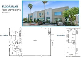 13860 Stowe Dr, Poway, CA à vendre Plan d’étage– Image 1 sur 1