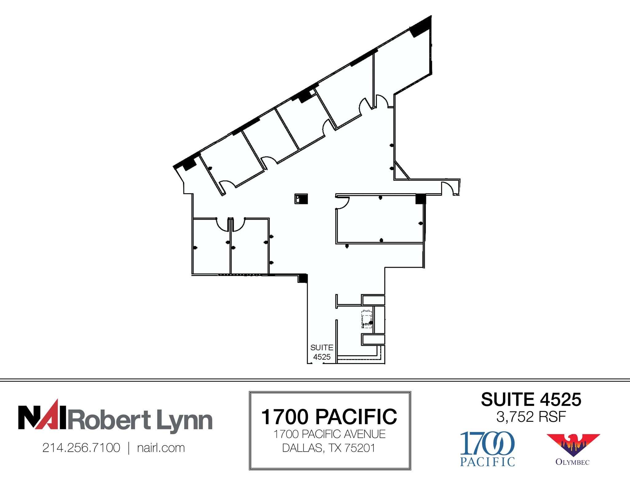 1700 Pacific Ave, Dallas, TX à louer Plan d’étage– Image 1 sur 1