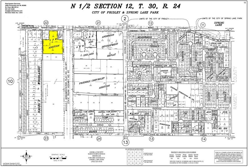 1040 Osborne Rd NE, Fridley, MN à louer - Plan cadastral – Image 3 sur 12