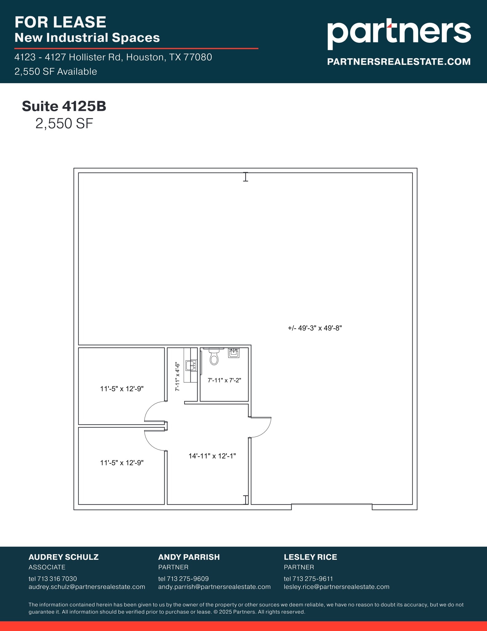 4125 Hollister Rd, Houston, TX à louer Plan de site– Image 1 sur 1