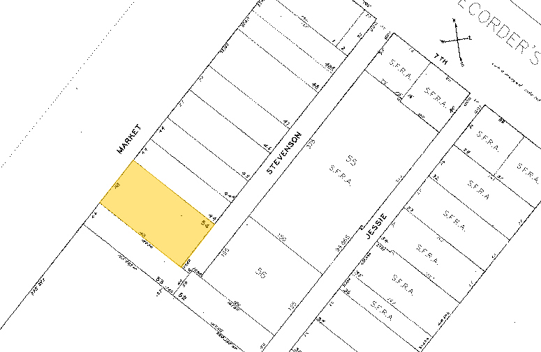 1155 Market St, San Francisco, CA à louer - Plan cadastral – Image 2 sur 2