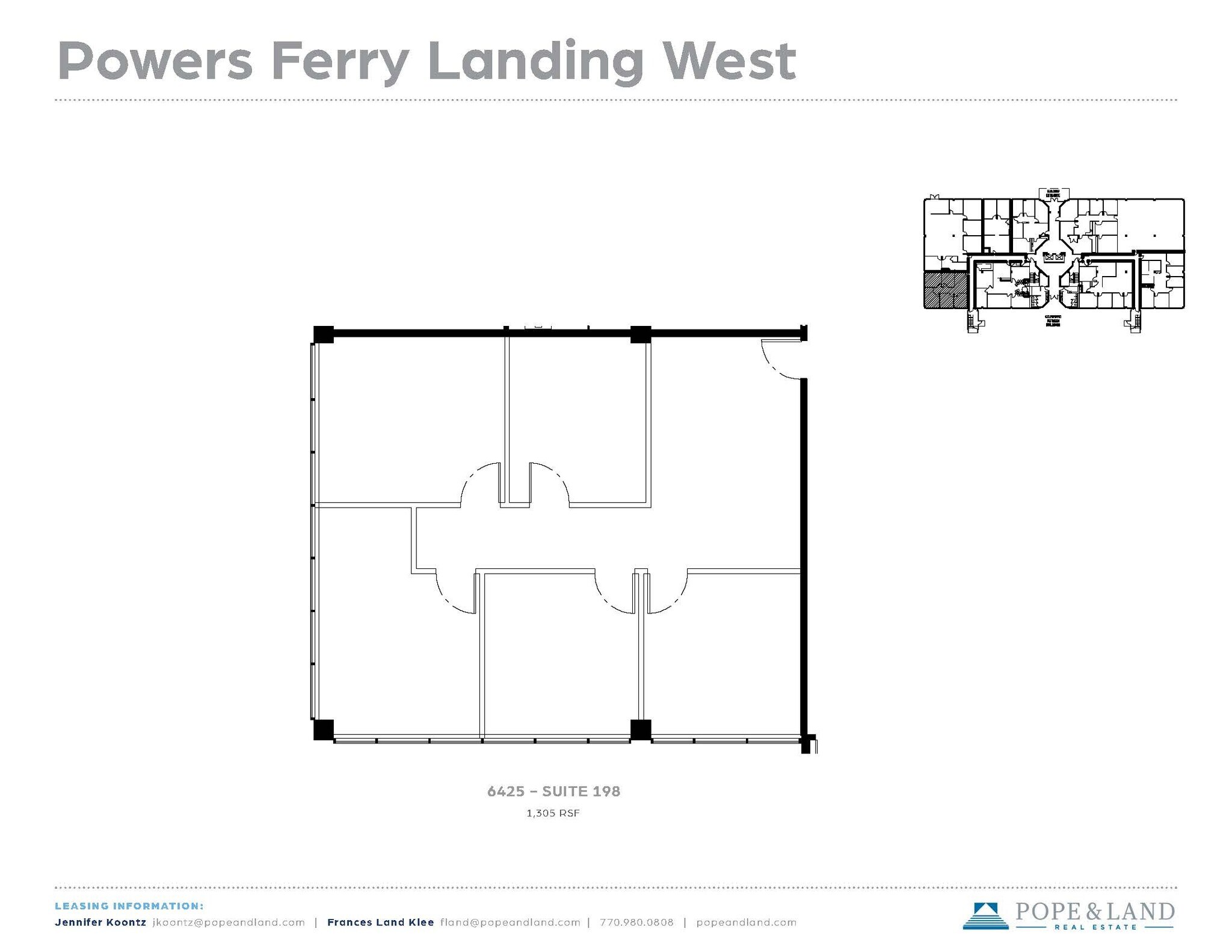 6445 Powers Ferry Rd NW, Atlanta, GA à louer Plan d’étage– Image 1 sur 1