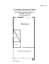 2125 Wright Ave, La Verne, CA à louer Plan d’étage– Image 1 sur 1