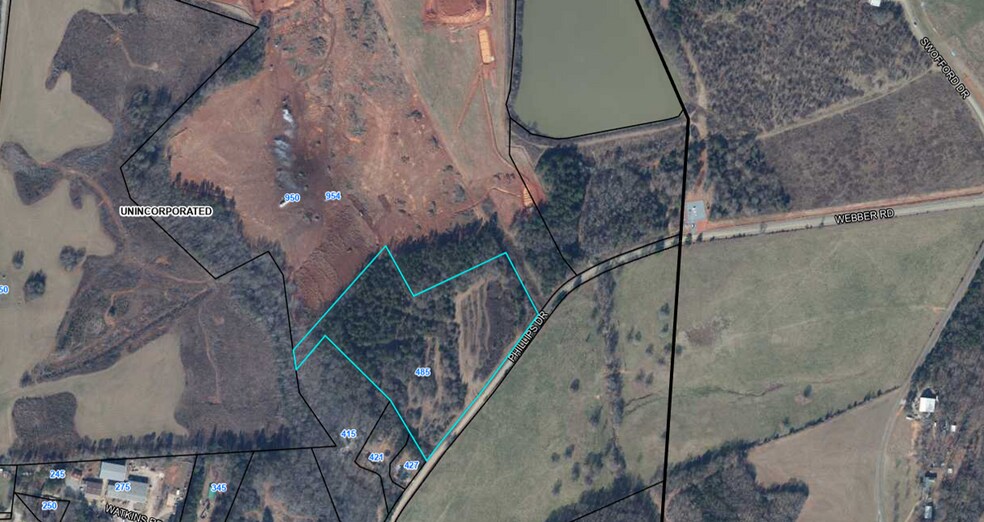 485 Phillips dr, Cowpens, SC à vendre - Aérien – Image 2 sur 3