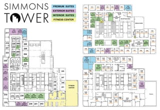 425 W Capitol Ave, Little Rock, AR à louer Plan d’étage– Image 1 sur 10