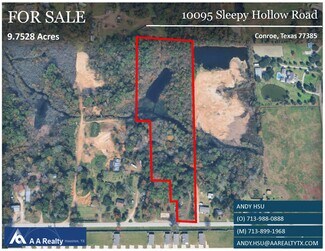 Plus de détails pour 10095 Sleepy Hollow Rd, Conroe, TX - Terrain à vendre