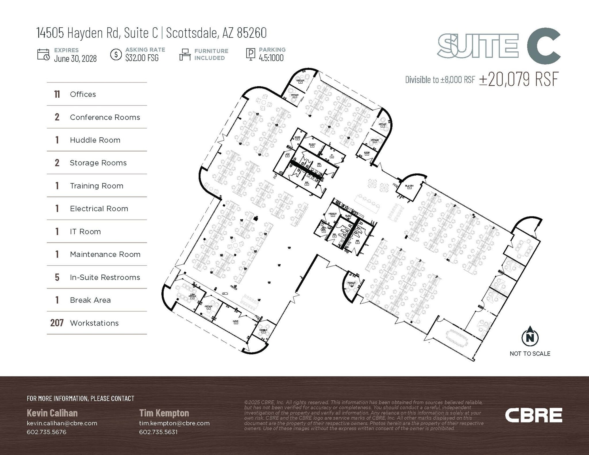 14505 N Hayden Rd, Scottsdale, AZ à louer Plan d’étage– Image 1 sur 19