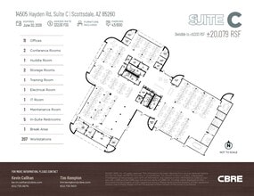 14505 N Hayden Rd, Scottsdale, AZ à louer Plan d’étage– Image 1 sur 19