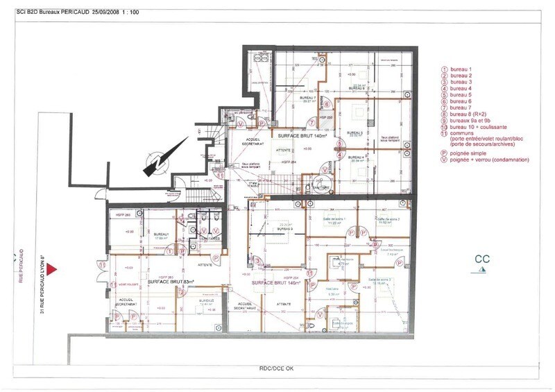 Local d'activités dans Lyon à vendre - Plan d’étage – Image 2 sur 7