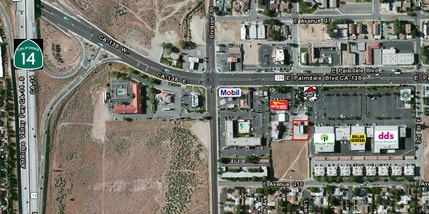 202 E Palmdale Blvd, Palmdale, CA - Vue aérienne  vue de carte