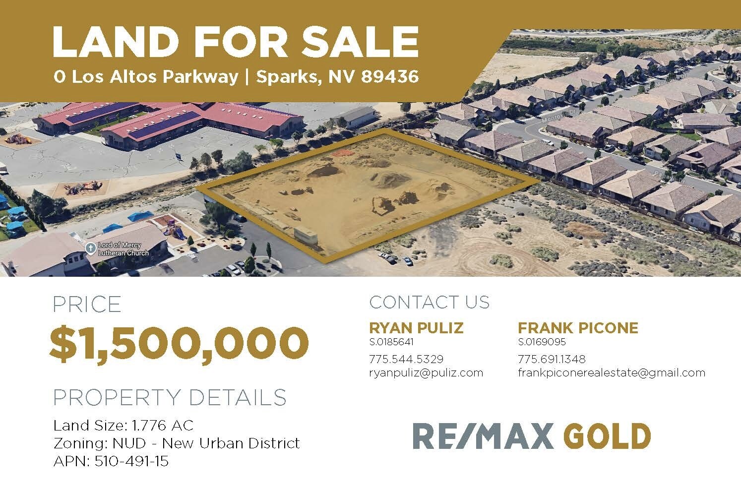 0 Los Altos Parkway, Sparks, NV à vendre Photo de l’immeuble– Image 1 sur 3