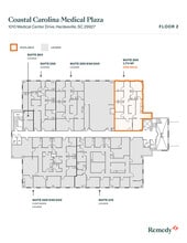 1010 Medical Center Dr, Hardeeville, SC à louer Plan d’étage– Image 1 sur 1
