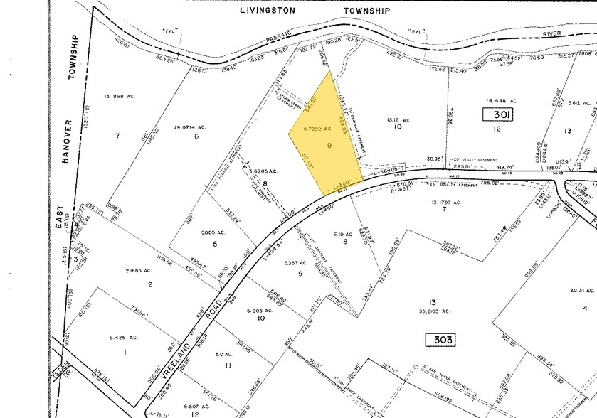 11 Vreeland Rd, Florham Park, NJ à louer - Plan cadastral – Image 2 sur 7