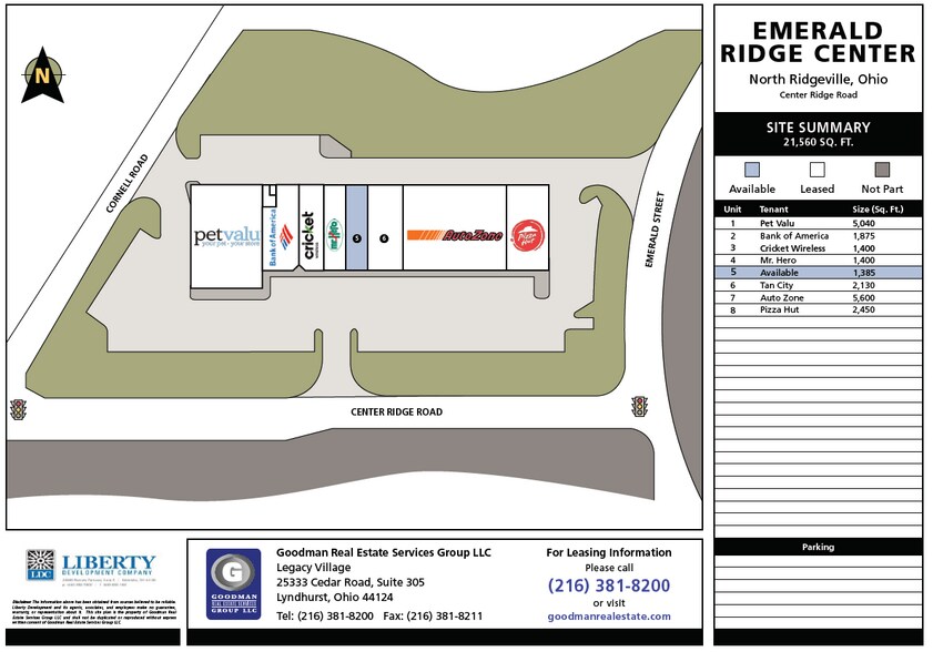 34200-34282 Center Ridge Rd, North Ridgeville, OH à louer - Plan de site – Image 2 sur 6
