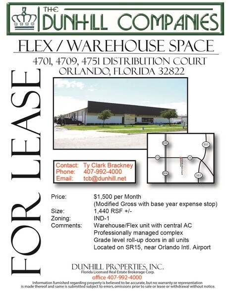 4709 Distribution Ct, Orlando, FL à louer - Photo de l’immeuble – Image 3 sur 6