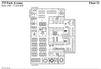 375 Park Ave, New York, NY à louer Plan d’étage– Image 1 sur 2