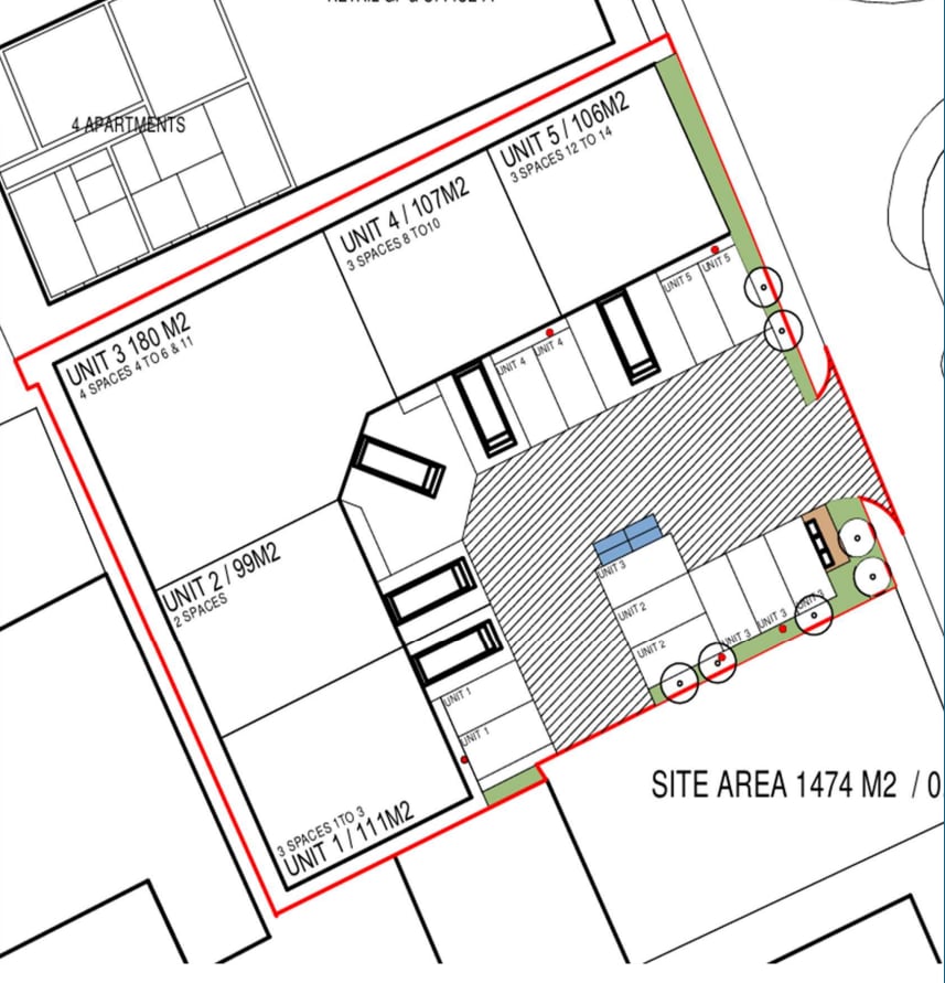 1-5 Nelson St, Doncaster à louer Plan de site– Image 1 sur 2