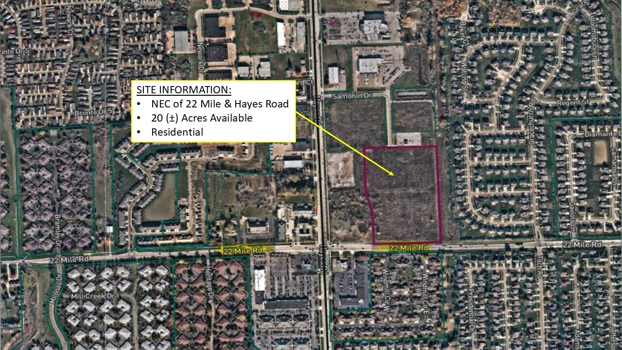 22 Mile and Hayes Residential, Macomb Township, MI à vendre Photo principale– Image 1 sur 3