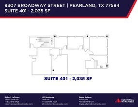 9307 Broadway St, Pearland, TX à louer Plan de site– Image 1 sur 1
