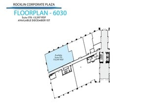 6020 W Oaks Blvd, Rocklin, CA à louer Plan d’étage– Image 1 sur 1