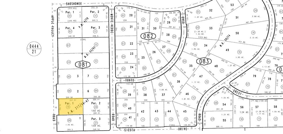 Apple Valley Commercial Vacant Land portefeuille de 2 biens à vendre sur LoopNet.fr - Plan cadastral – Image 3 sur 3