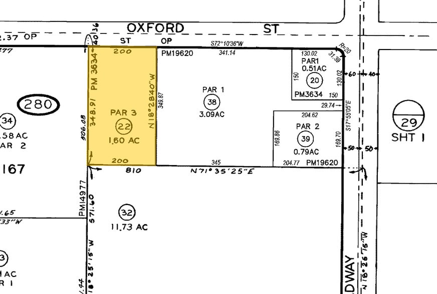 635 Oxford St, Chula Vista, CA à louer - Plan cadastral – Image 2 sur 4